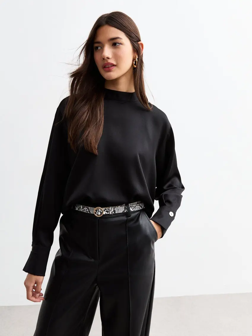 NEW LOOK SATYNOWA BLUZKA DAMSKA