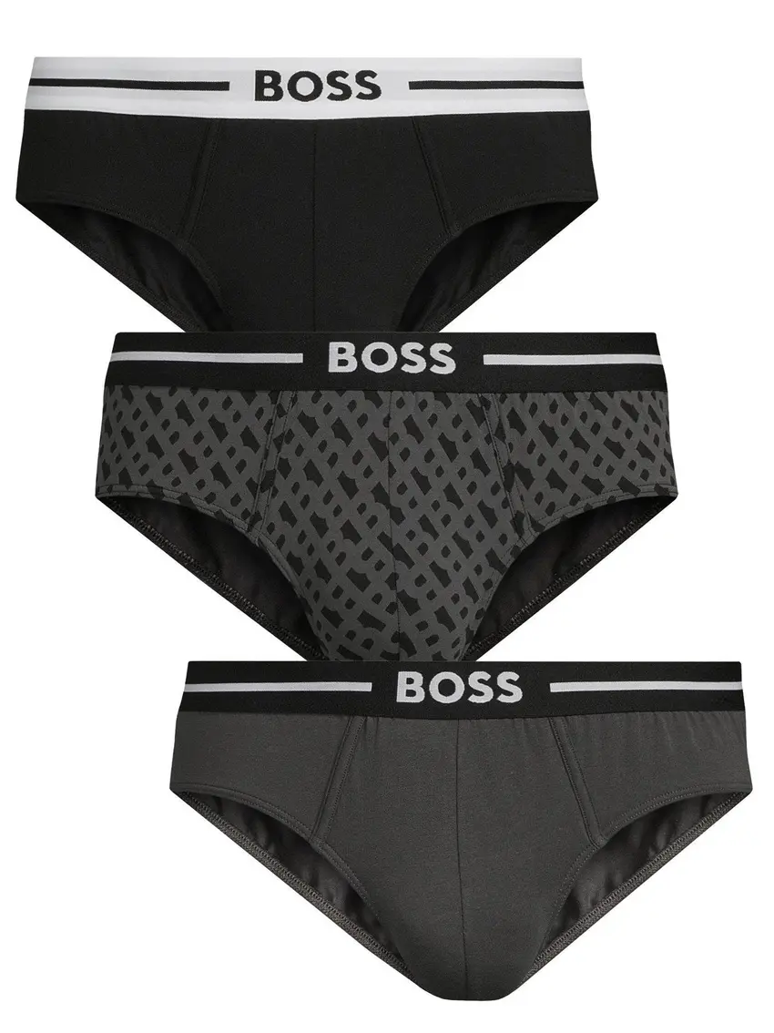BOSS SLIPY MĘSKIE 3PAK 50531706