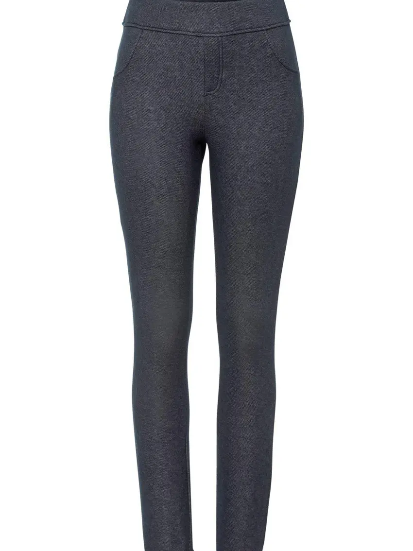 LEGGINSY OCIEPLANE GRANATOWE
