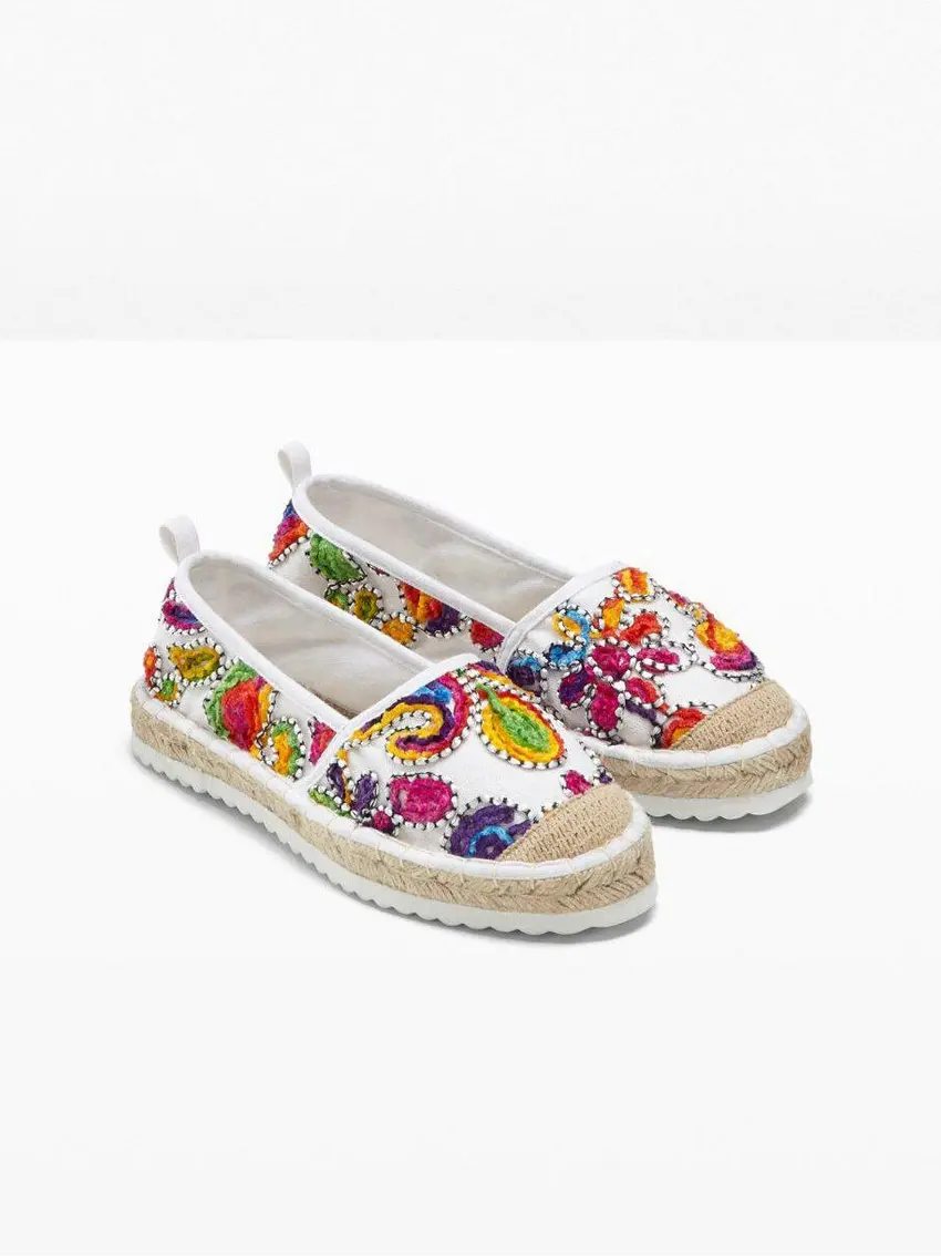 ESPADRYLE DAMSKIE TKANINA
