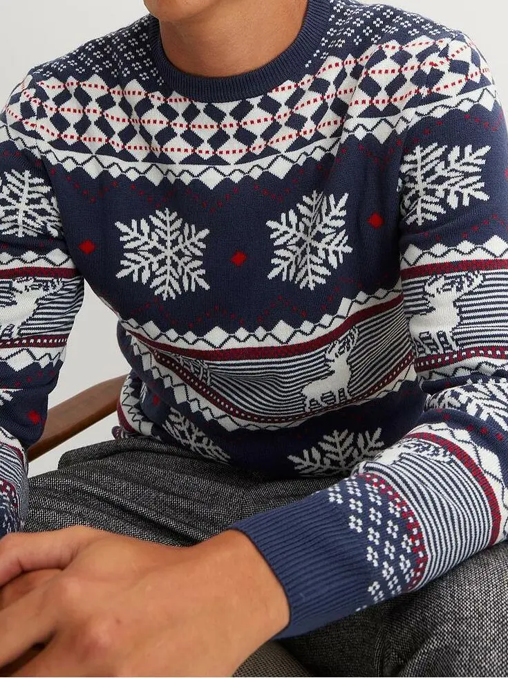 SWETER W NORWESKI WZÓR