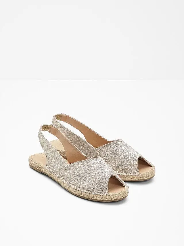ESPADRYLE BROKATOWE DAMSKIE