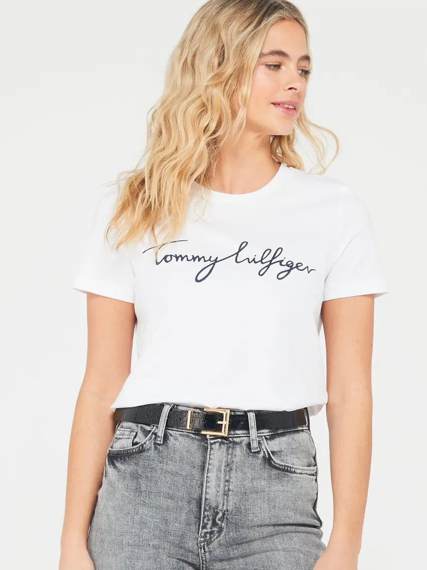 TOMMY HILFIGER T-SHIRT DAMSKI WW0WW24967