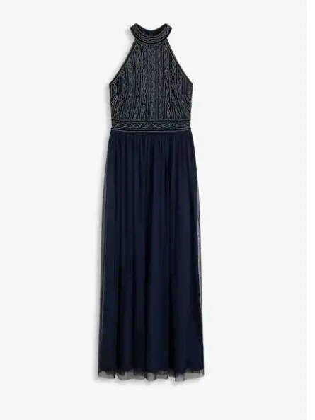 SUKIENKA MAXI GRANATOWA