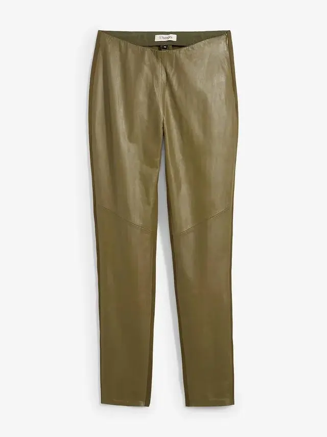 LEGGINSY ZE SKÓRY JAGNIĘCEJ NAPPA