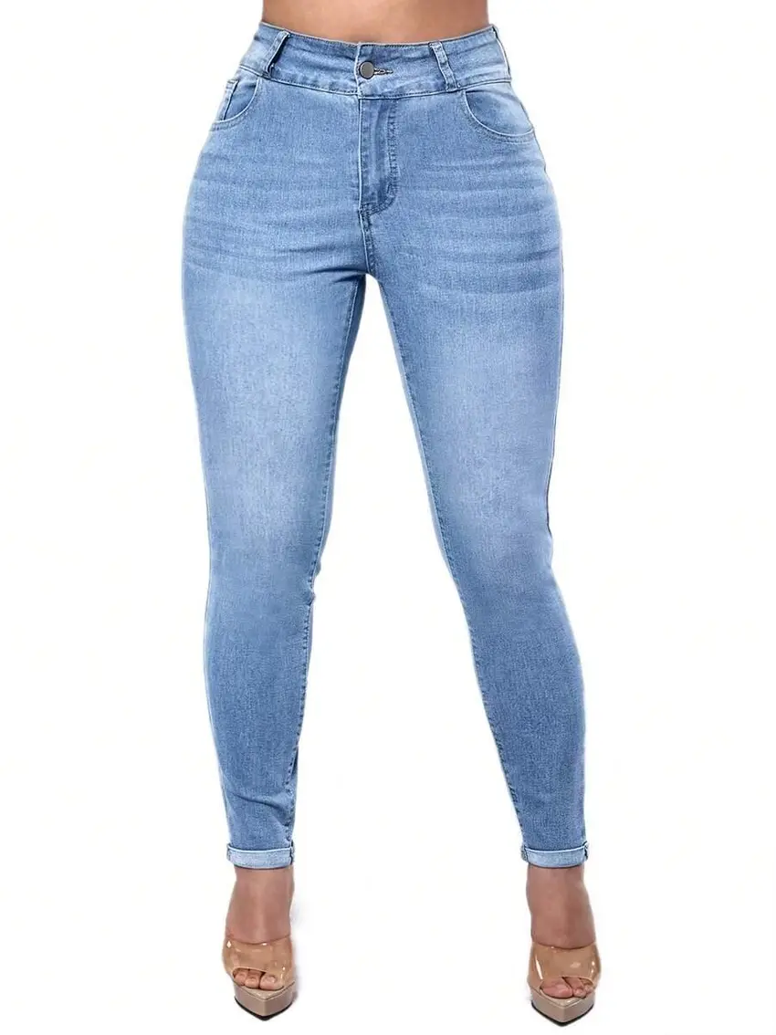 SPODNIE JEANSOWE RURKI