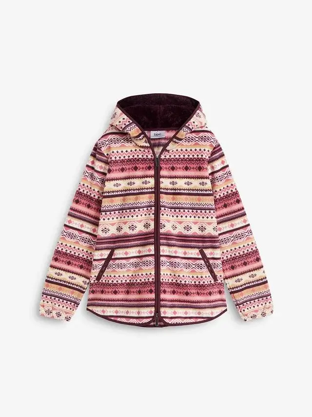 BLUZA ROZPINANA Z POLARU W NORWESKI WZÓR