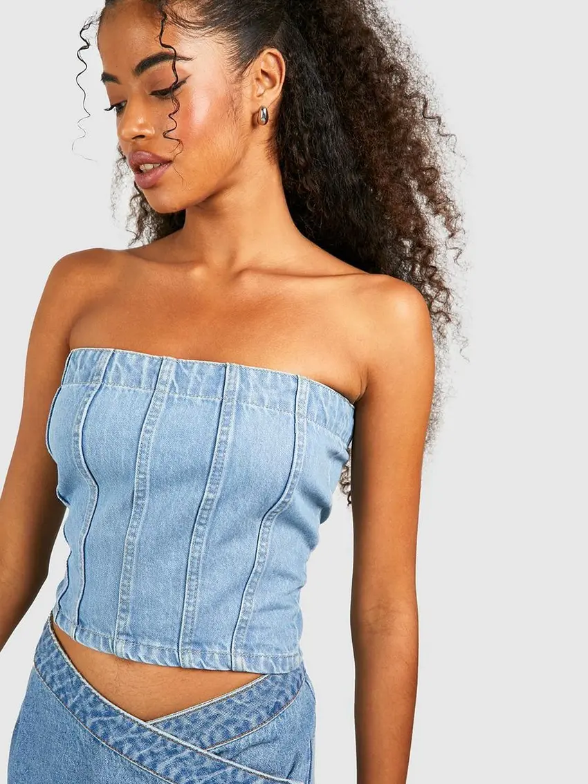 TOP JEANSOWY DAMSKI