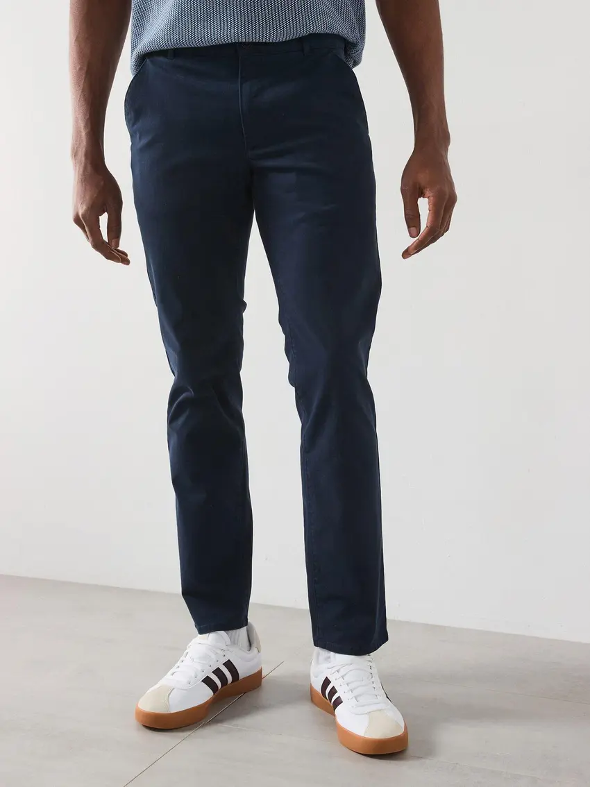 FARAH SPODNIE SLIM FIT TWILL CHINOS