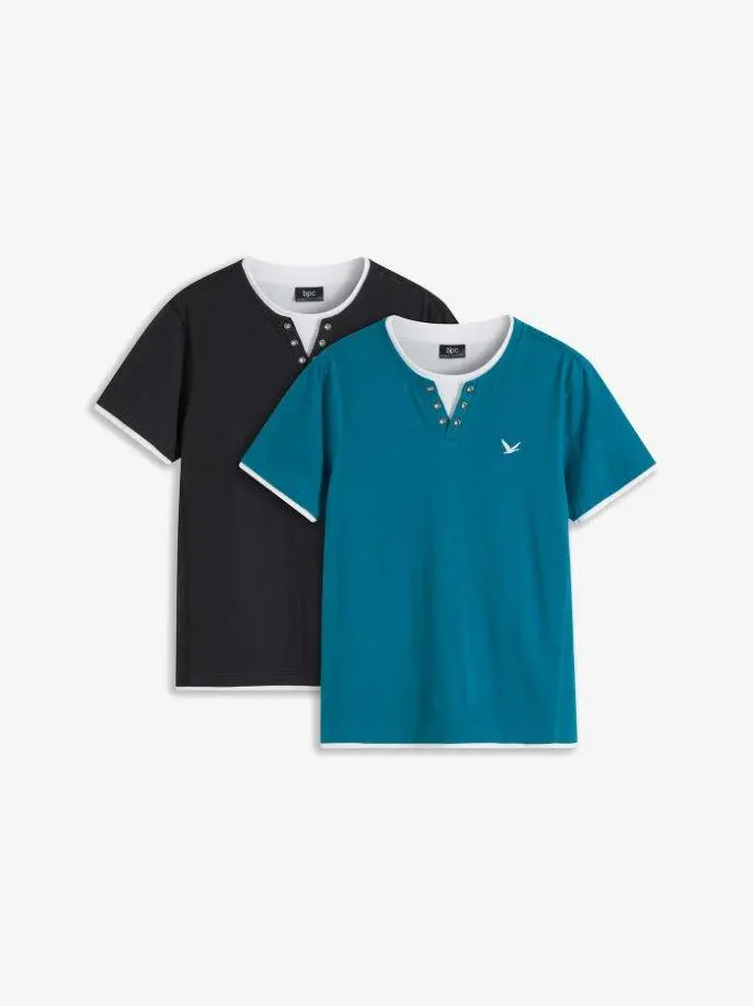 T-SHIRT Z KRÓTKIM RĘKAWEM 2SZT