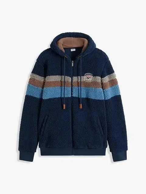 BLUZA MĘSKA Z POLARU KAPTUR