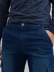OCIEPLANE SPODNIE JEANSOWE