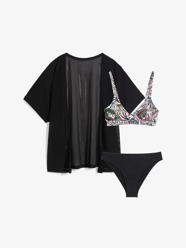 KOMPLET BIKINI Z KIMONO