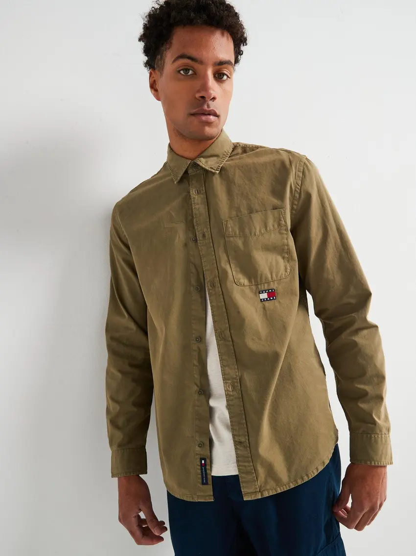 TOMMY JEANS KOSZULA Z DŁUGIM RĘKAWEM DM0DM21107 M12