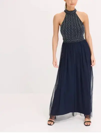 SUKIENKA MAXI GRANATOWA