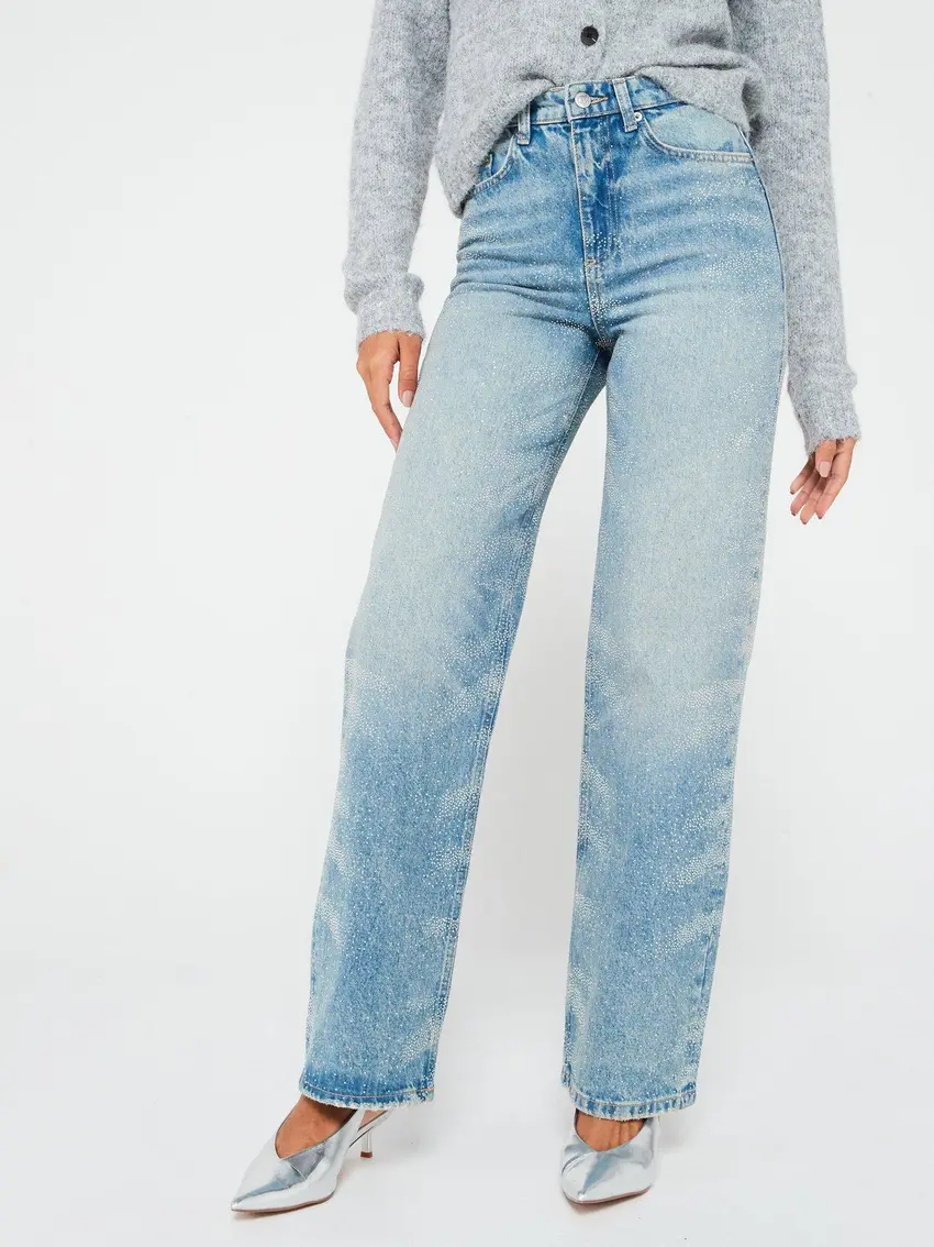VERO MODA JEANSY WIDE LEG HIGH RISE