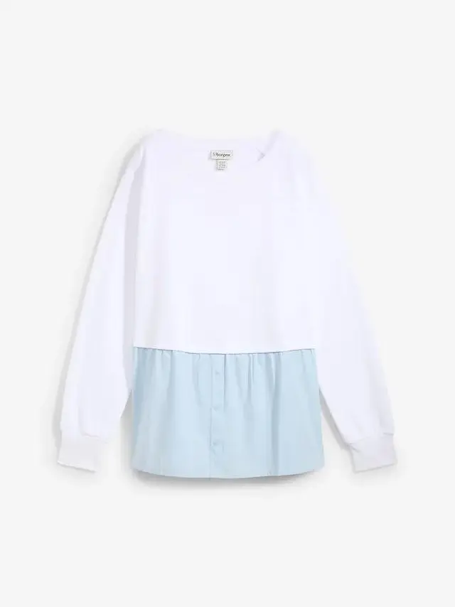 BLUZA Z CZYSTEJ BAWEŁNY