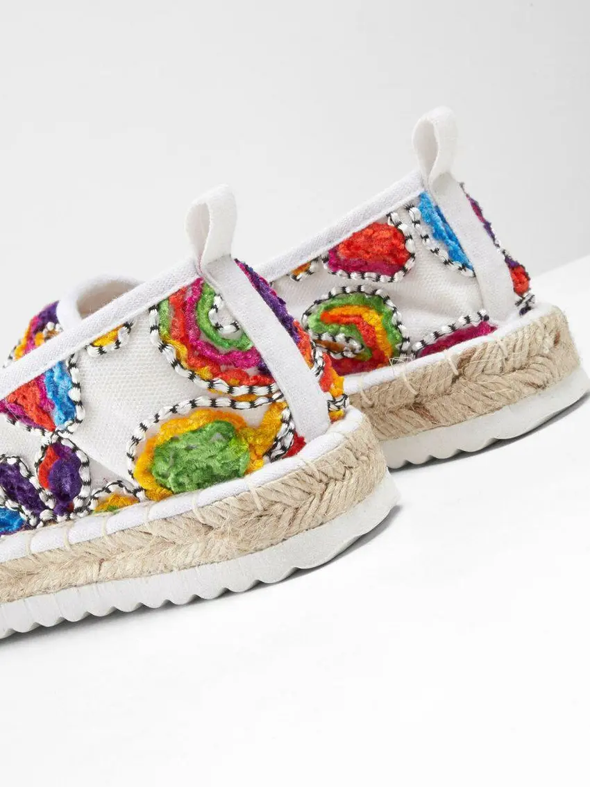 ESPADRYLE DAMSKIE TKANINA
