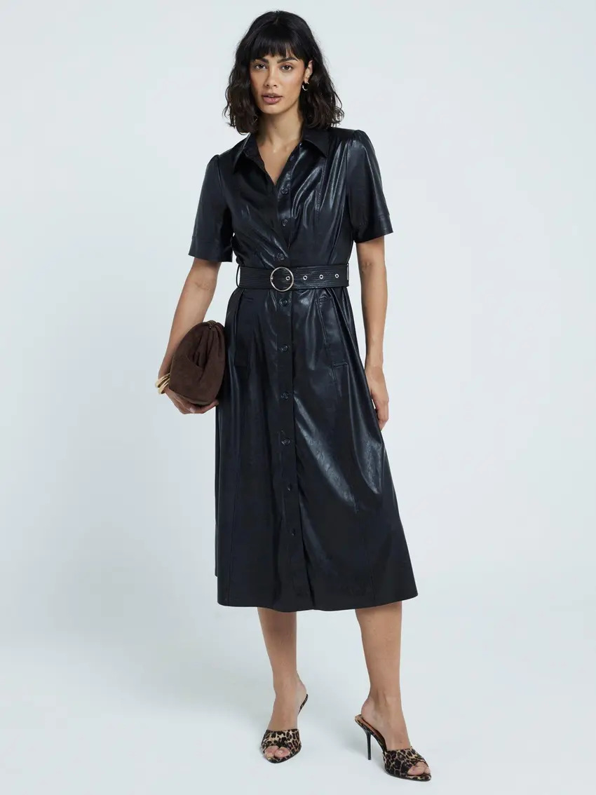 RIVER ISLAND SUKIENKA MIDI Z PASKIEM