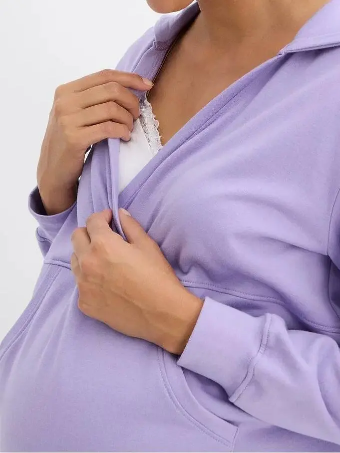 BLUZA CIĄŻOWA Z KAPTUREM