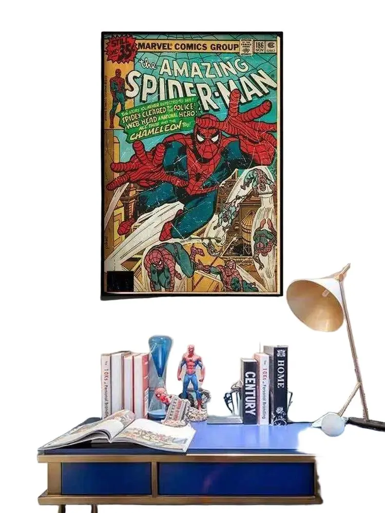 PLAKAT BEZ RAMY Z MOTYWEM SPIDERMENA
