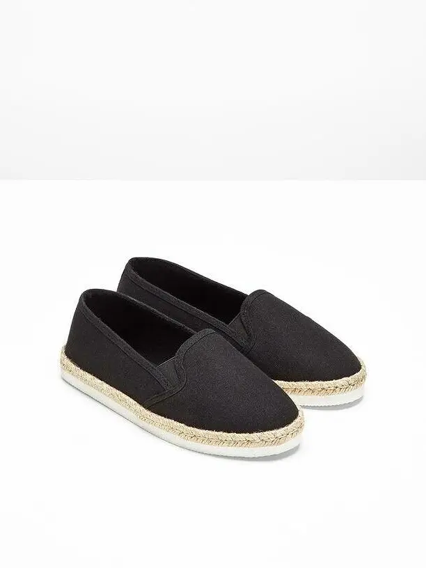 ESPADRYLE DAMSKIE NA PŁASKIEJ PODESZWIE