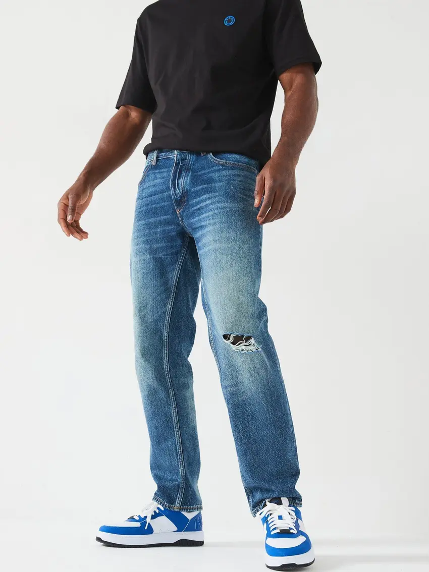 HUGO BOSS JEANSY Z PRZETARCIEM REGULAR FIT 50529169