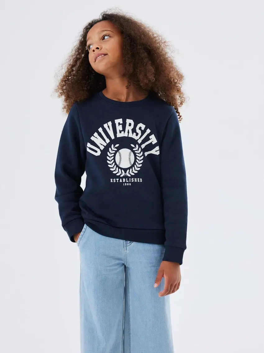 NAME IT DZIEWCZĘCA BLUZA Z NADRUKIEM  6Y