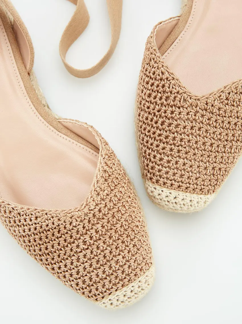 V BY VERY ESPADRYLE SANDAŁY WIĄZANE