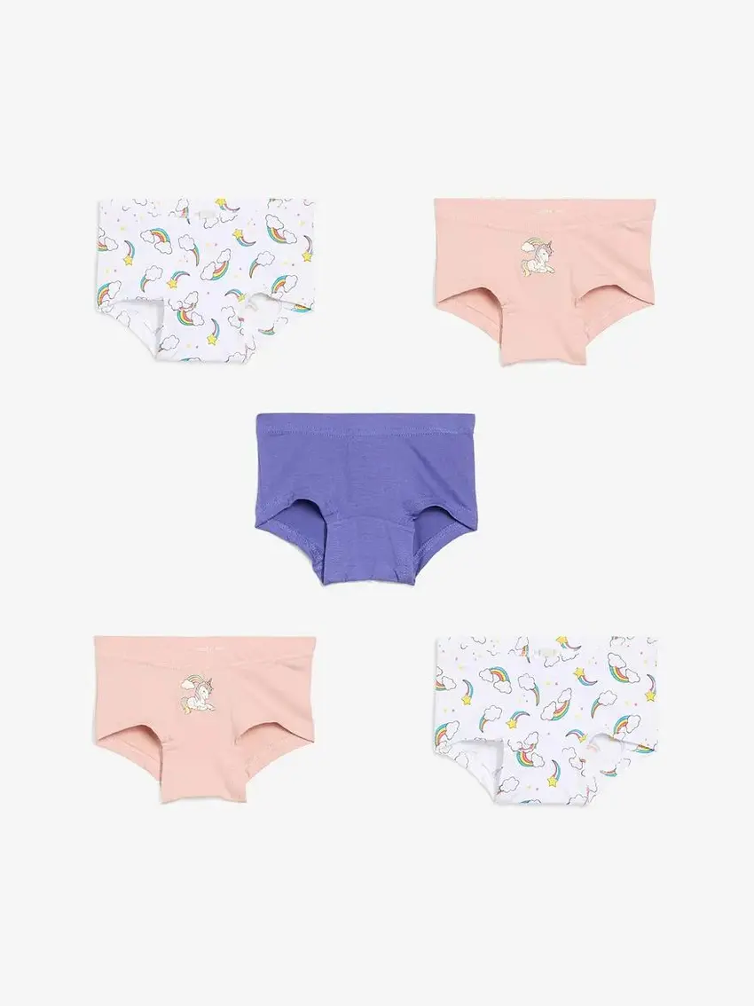 BOKSERKI Z BAWEŁNY 5SZT