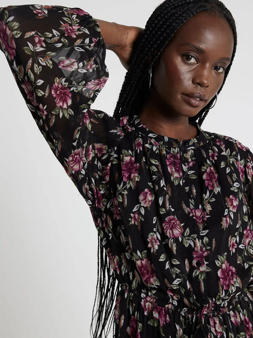 RIVERISLAND SUKIENKA MINI KWIATOWY WZÓR