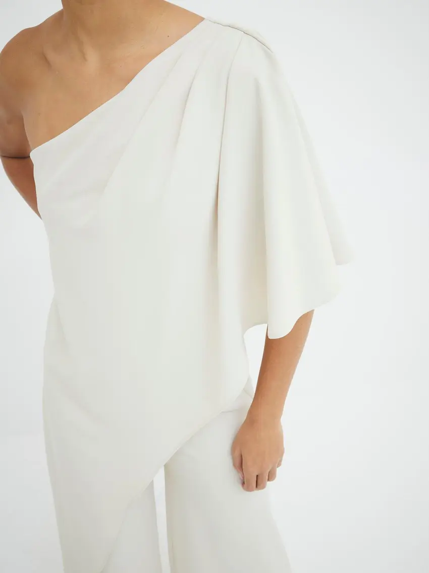 RIVER ISLAND ELEGANCKI KOMBINEZON NA JEDNO RAMIĘ