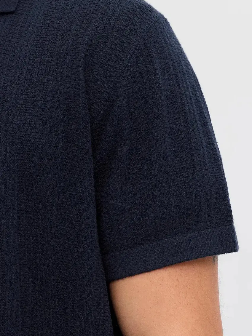 DZIANINOWA KOSZULKA POLO