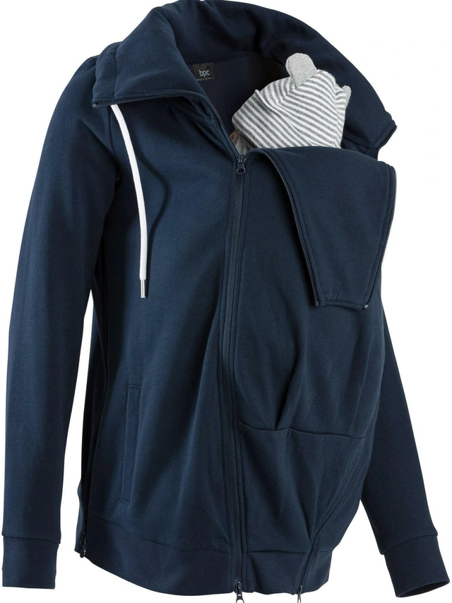 BLUZA ROZPINANA CIĄŻOWA Z WSTAWKĄ NIEMOWLĘCA