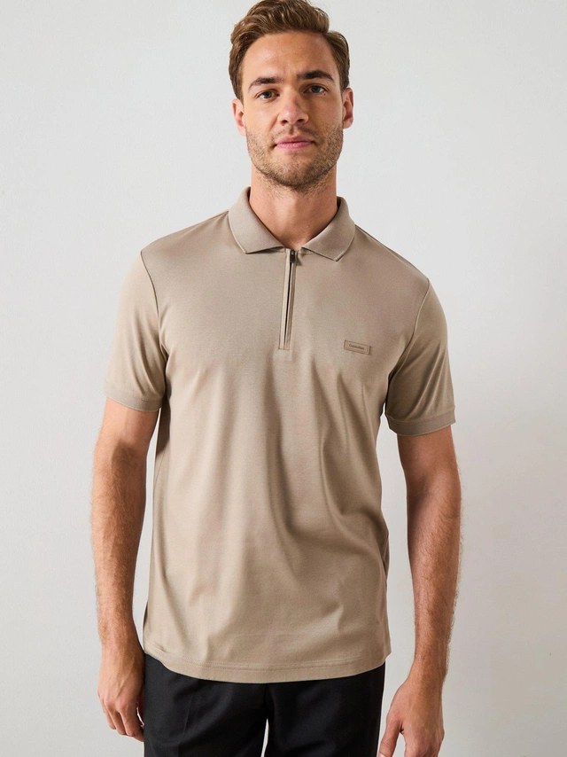 CALVIN KLEIN KOSZULKA POLO ZAMEK K10K112754