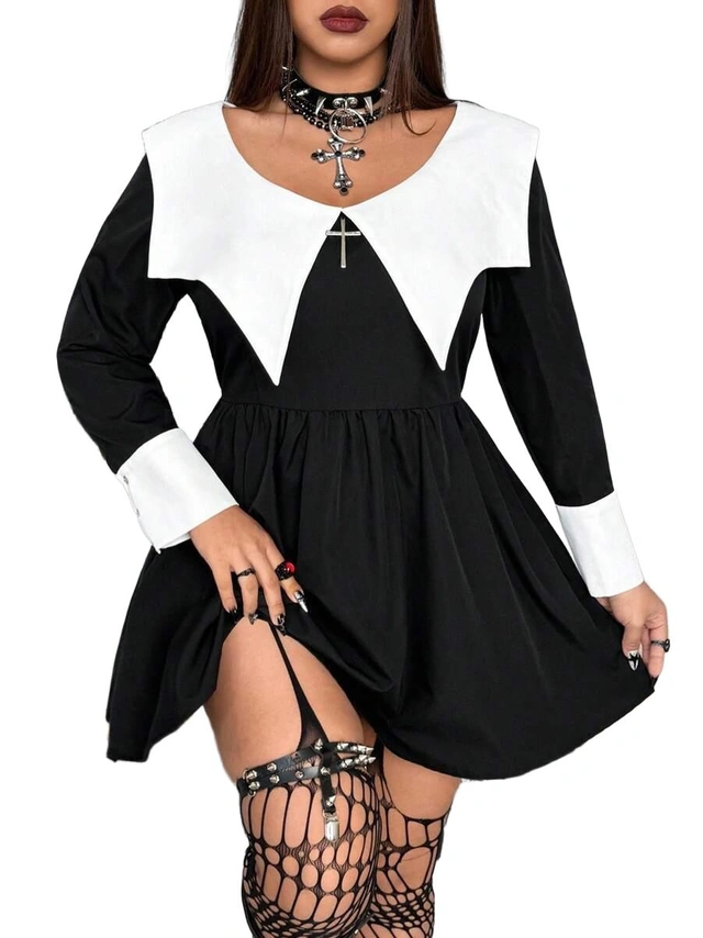 SUKIENKA  W STYLU GOTYCKIM HALLOWEEN