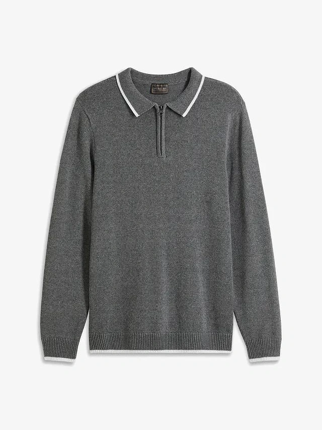 SWETER POLO MĘSKI