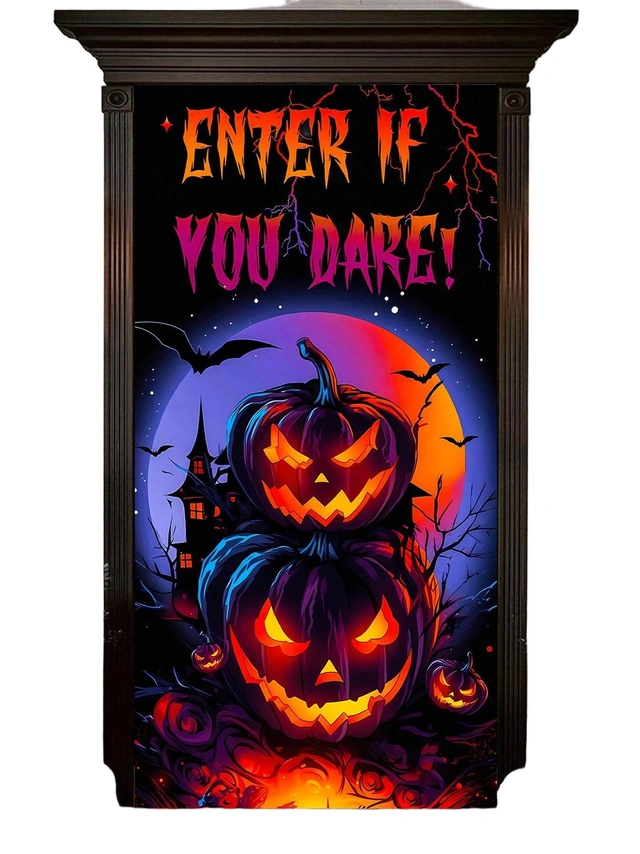 ZASŁONA NA HALLOWEEN Z NADRUKIEM
