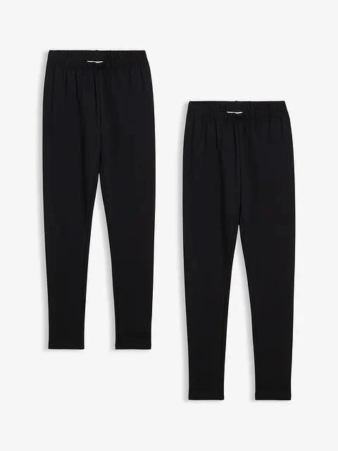 LEGGINSY DZIECIĘCE BAWEŁNIANE 2PAK