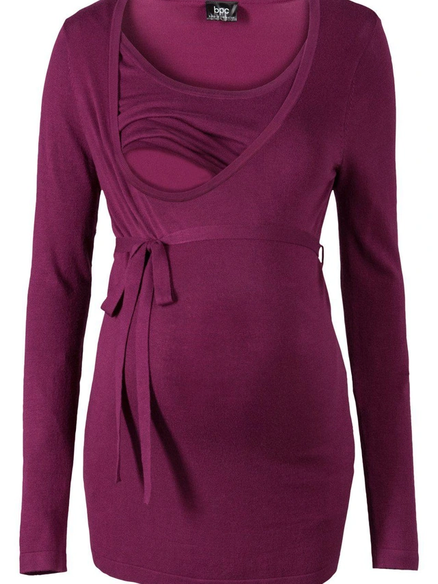SWETER CIĄŻOWY DO KARMIENIA
