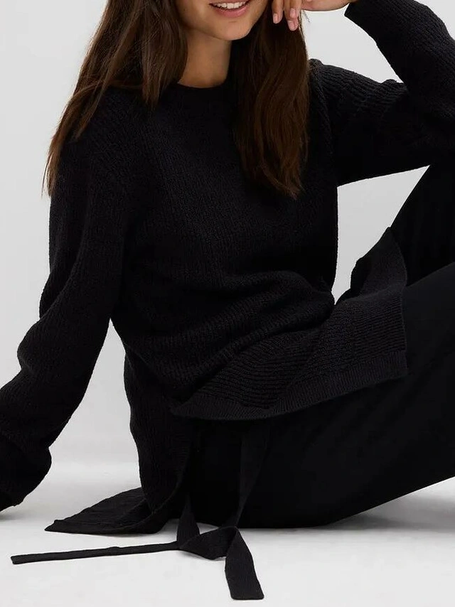 SWETER CIĄŻOWY Z DŁUGIM RĘKAWEM