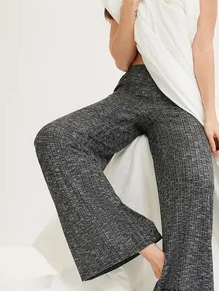 PRĄŻKOWANY DRES DOMOWY OVERSIZE