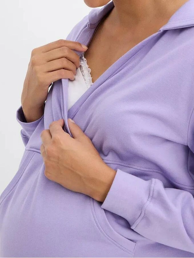 BLUZA CIĄŻOWA Z KAPTUREM