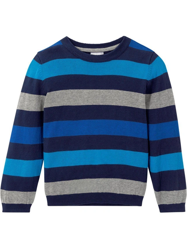 SWETER BAWEŁNIANY CHŁOPIĘCY W PASKI