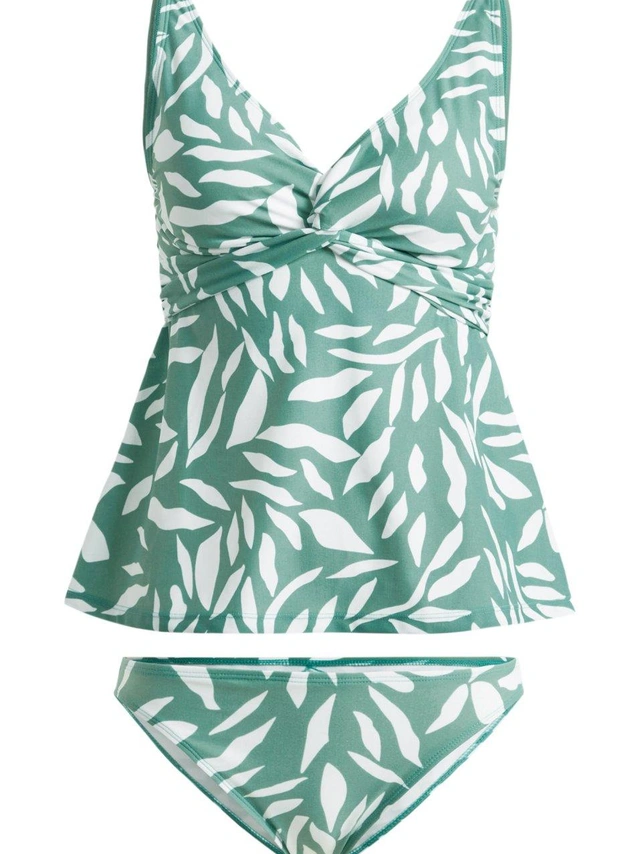 KOMPLET TANKINI Z WZOREM