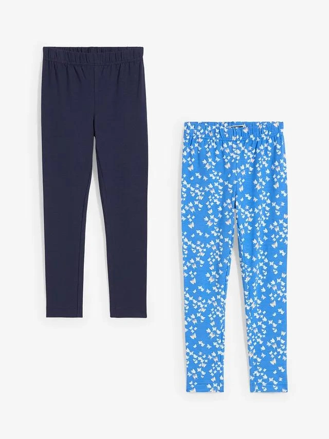 LEGGINSY Z BAWEŁNA ORGANICZNA (2 SZT)