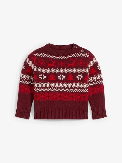 SWETER DZIECIĘCY Z NORWESKIM WZOREM